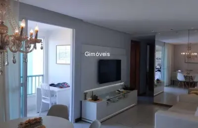 Apartamento com 3 quartos à venda na avenida luiz tarquínio pontes, 710, centro, lauro de freitas, 87 m2 por r$ 780.000