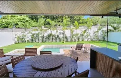 Casa em condomínio fechado com 4 quartos à venda na rodovia rodovia ba-099  estrada do côco, 20, alphaville (abrantes), camaçari, 200 m2 por r$ 3.100.000