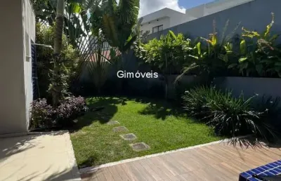Casa em condomínio fechado com 5 quartos para alugar na rua caraíva, abrantes, camaçari, 290 m2 por r$ 19.000