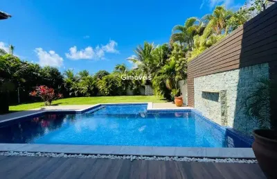Casa em condomínio fechado com 5 quartos para alugar na rodovia ba-099 - estrada do côco km 08, praia de busca vida, camaçari, 700 m2 por r$ 30.000