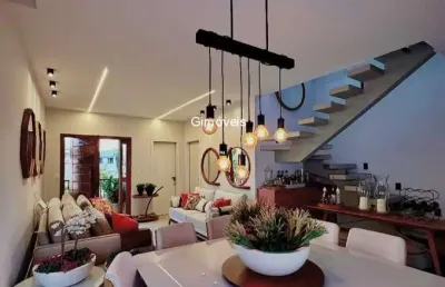 Casa em condomínio fechado com 4 quartos à venda na rua sucupió, 14, abrantes, camaçari, 172 m2 por r$ 1.100.000