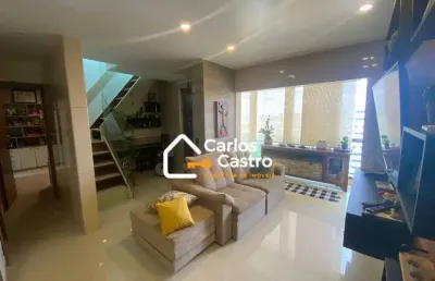 Oportunidade!!! linda cobertura vilas da barra, 180 m², 3 pavimentos p/venda com 2 suítes e closets