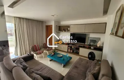 Linda cobertura com 220m² 4 quartos, 2 suítes, varanda gourmet com linda vista, 3 vagas na garagem.