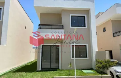 Casa em condomínio fechado com 4 quartos à venda na Rua Sucupió, 230, Abrantes, Camaçari