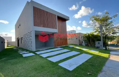 Casa à venda com 4 suítes no alphaville litoral norte ii