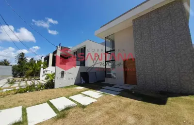 Casa em condomínio fechado com 4 quartos à venda na Rua Princesa Isabel, S/N, Abrantes, Camaçari