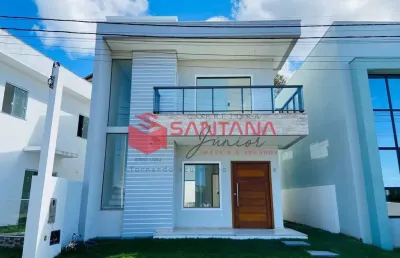 Casa em condomínio fechado com 4 quartos à venda na Avenida Professor Theócrito Batista, S/N, Caji, Lauro de Freitas