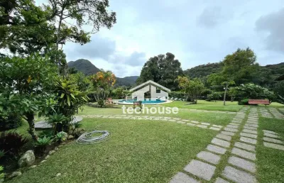 Casa com 4 dormitórios à venda, 600 m² por r$ 5.300.000,00 - carlos guinle - teresópolis/rj