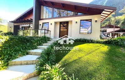 Casa alto padrão com 5 dormitórios à venda, 498 m² por r$ 4.980.000 - carlos guinle - teresópolis/rj