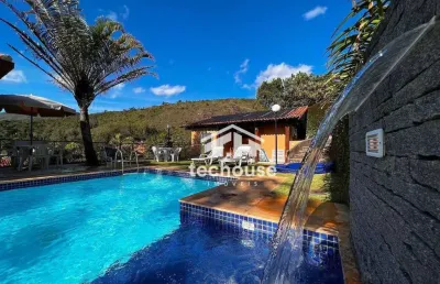 Casa alto padrão com 5 dormitórios à venda, 620 m² por r$ 3.600.000 - albuquerque - teresópolis/rj