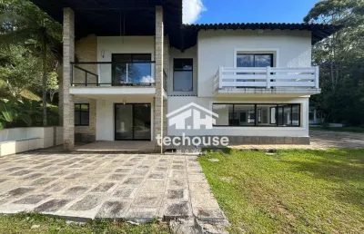 Casa em condomininio alto padrão com 5 domitórios à venda, 332 m² por r$ 2.800.000 - carlos guinle - teresópolis/rj