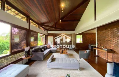 Casa com 5 dormitórios, 574 m² - venda por r$ 3.500.000,00 ou aluguel por r$ 14.671,00/mês - quebra frascos - teresópolis/rj