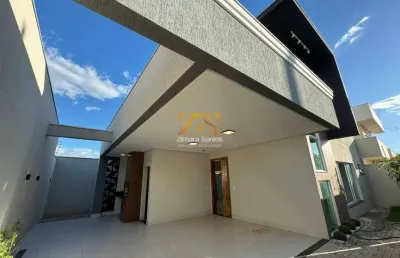 Casa alto padrão, 3/4, sendo 2 suítes, 161 m² - 604 sul (arse 61) -  próxima a palmas brasil - palmas/to