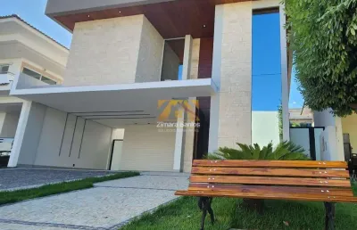 Sobrado alto padrão, com 4 suítes, 330 m² - 203 sul (arso 21) - condomínio aldeia do sol - próximo ao aldeia mall - palmas/to