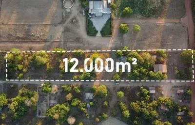 Chácara, 12.000 m² -  próximo ao rancho sucupira - palmas/to