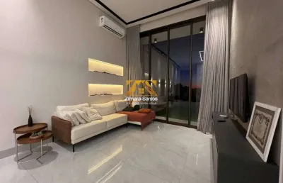 Casa alto padrão, 4/4, sendo 2 suítes, 270 m² - condomínio polinésia - palmas/to