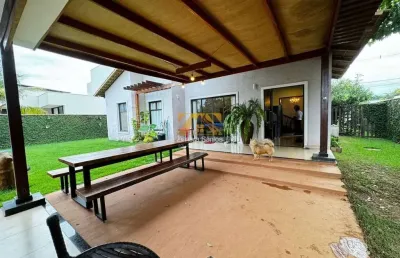 Casa alto padrão 3/4 com 1 suíte - 240 m²- condomínio residencial caribe resort - palmas/to