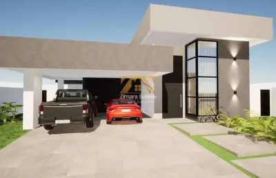 Casa alto padrão, 240 m² - caribe residence e resort - palmas/to