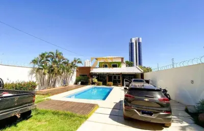 Sobrado alto padrão, com 5 suítes, 540 m² - 105 norte (arno 12) - próximo ao shopping capim dourado - palmas/to