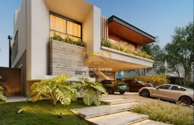 Sobrado alto padrão, com 4 suítes-350 m² - caribe golf & spa  - palmas/to