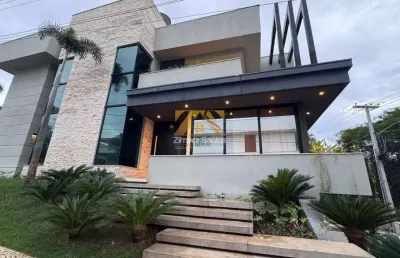 Sobrado alto padrão, com 4 suítes, 330 m² - condomínio mirante do lago -próxima á ulbra-  palmas/to
