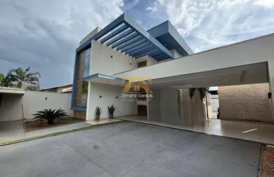 Sobrado alto padrão 4/4 sendo 3 suítes, 276 m² - 307 sul (arso 33), próximo à antiga pista do aeroporto - palmas/to