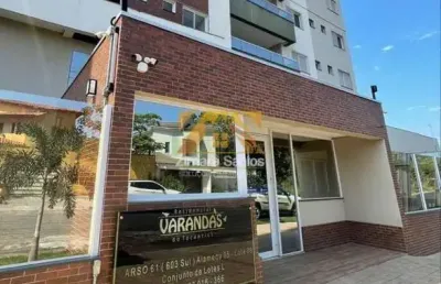 Apartamento com 3 suítes - 117 m² na 603 sul (arso61) residencial varandas - próximo a unimed - palmas/to