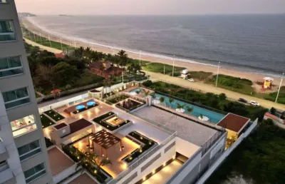 Summer home club  apartamento mobiliado condomínio frente mar  pé na areia