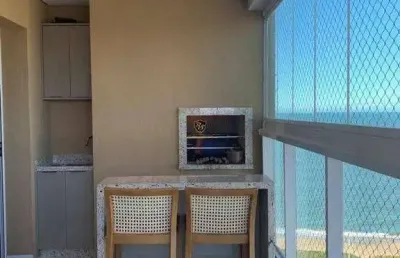 Apartamento mobiliado com 03 dormitórios e vista mar! residencial venice