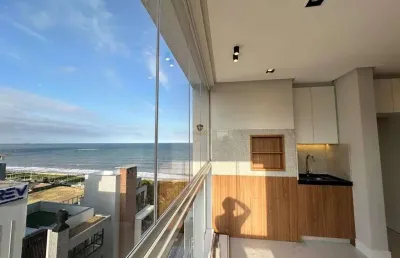 South beach - apartamento semimobiliado com duas suites com vista mar em balneário piçarrass