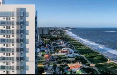 Ocean view - apartamento com vista mar permanente, 2 dormitórios, no itacolomi em balneário piçarras