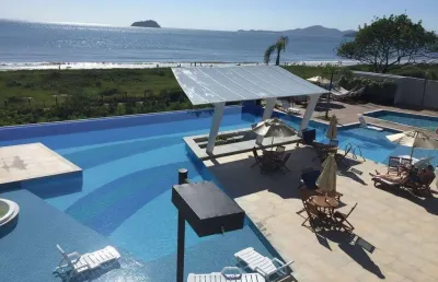 Bali beach - semimobiliado com 2 dormitórios e vista mar