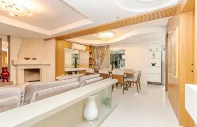 Casa em condomínio fechado com 4 quartos à venda no campo comprido, curitiba , 270 m2 por r$ 1.890.000