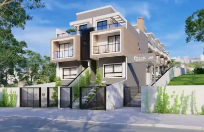 Casa em condomínio fechado com 3 quartos à venda na rua paulo martins, 260, mercês, curitiba, 156 m2 por r$ 1.497.000