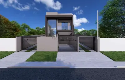Casa com 3 quartos à venda na rua abrão winter, xaxim, curitiba, 122 m2 por r$ 739.000