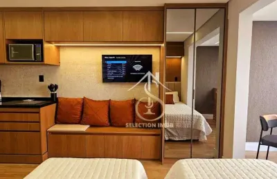 Apartamento com 1 dormitório para alugar, 25 m² por r$ 4.486/mês - campo belo - são paulo/sp acesso aos principais pontos da zona sul de são paulo: