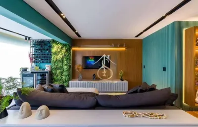Apartamento com 2 dormitórios à venda, 87 m² por r$ 1.100.000 - portal do morumbi - são paulo/sp está totalmente mobiliado