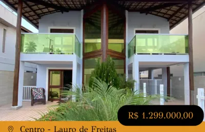 Casa em condomínio fechado com 4 quartos à venda na Rua Pataro Machado, 450, Centro, Lauro de Freitas