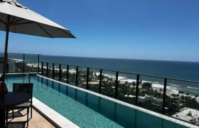 Alugo studio mobiliado 29m² no condomínio ilha de mykonos, pedra do sal