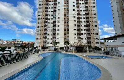 Residencial salvador norte dois quartos com suíte e varanda