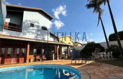 Maravilhosa casa em condomínio: 4 quartos, 3 suítes, 2 salas, 6 banheiros, 4 vagas na barão do café, campinas-sp. 356m².
