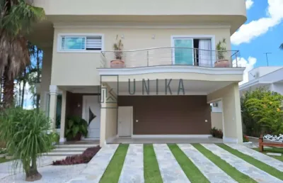 Imperdível: casa de luxo em condomínio à venda em alphaville dom pedro, campinas-sp - 4 quartos, 4 suítes, 3 salas, 7 banheiros, 4 vagas, 585,81 m².