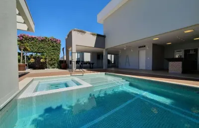 Luxuosa casa de alto padrão em condomínio à venda em campinas-sp, loteamento mont blanc, 4 quartos, 4 suítes, 3 salas, 7 banheiros, 5 vagas, 626,36 m².