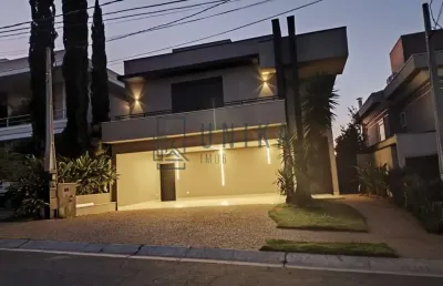 Casa de luxo no swiss park: 3 quartos, 3 suítes, 3 salas, 6 vagas de garagem e 280m² de área - campinas-sp