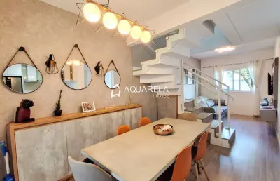 Lindo sobrado mobliado 3 qtos com suíte no santa cândida !