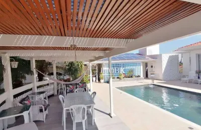 Belissima térrea casa com 4 dormitórios à venda, 700 m² por r$ 3.100.000 - parque da fazenda - itatiba/sp