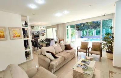 Linda casa com 4 suites 540 m² - ao lado do clube jundiaiense  venda por r$ 3.200.000 ou aluguel por r$ 19.500/mês - engordadouro - jundiaí/sp
