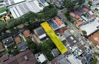Terreno à venda na Rua Francisco Negrão, 908, Água Verde, Curitiba