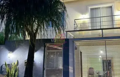 Sobrado com edícula coberta com churrasqueira - so470