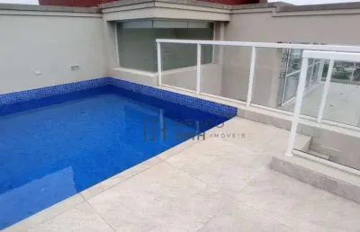 Cobertura com 3 dormitórios, 290 m² - venda por r$ 2.800.000,00 ou aluguel por r$ 12.000,00/mês - enseada - guarujá/sp
